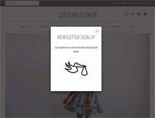 Tablet Screenshot of coutureflower.com